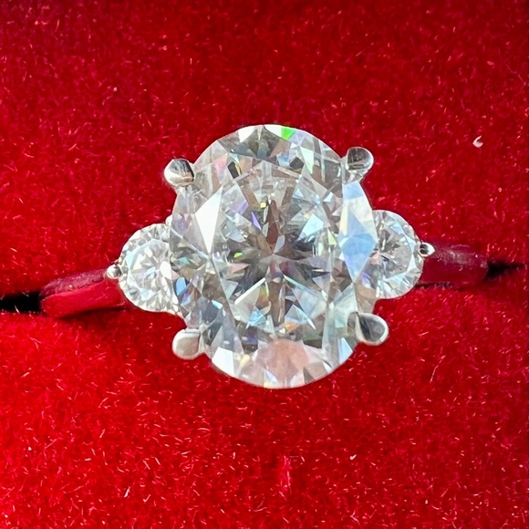 Moissanite Engagement Ring